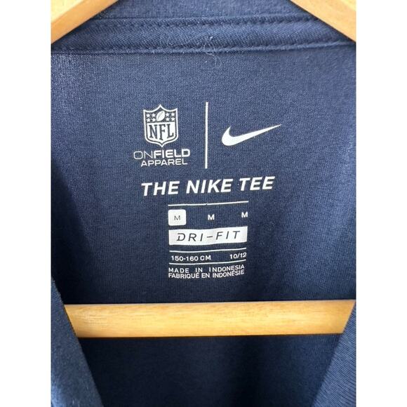 Nike Dri-Fit NFL Onfield Apparel Nike Tee New England Patriots Shirt Boys 10/12 - Picture 6 of 8